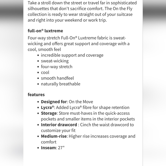 Lululemon athletica On the fly pant size 12. - Picture 13 of 13